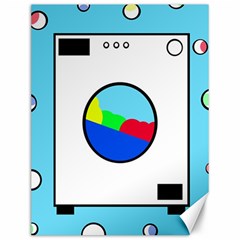 Washing Machine  Canvas 12  X 16   by Valentinaart
