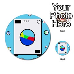 Washing Machine  Multi-purpose Cards (round) 