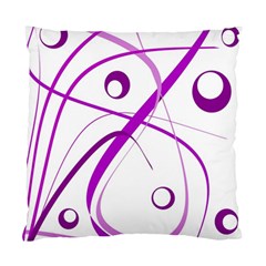 Purple Elegant Design Standard Cushion Case (two Sides) by Valentinaart