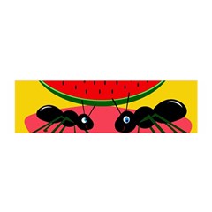 Ants And Watermelon  Satin Scarf (oblong) by Valentinaart