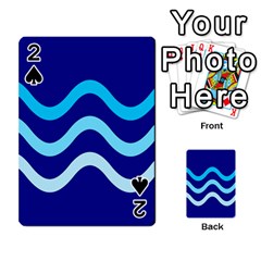 Blue Waves  Playing Cards 54 Designs 