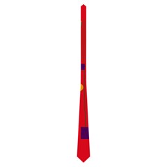 Red Abstract Sky Neckties (one Side) 