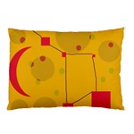 Yellow abstract sky Pillow Case (Two Sides) Front