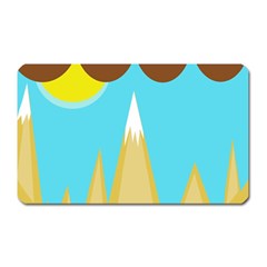 Abstract Landscape  Magnet (rectangular) by Valentinaart