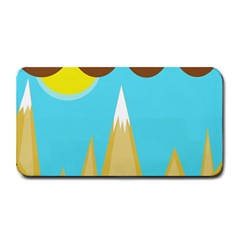 Abstract Landscape  Medium Bar Mats by Valentinaart