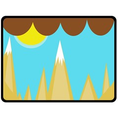 Abstract Landscape  Fleece Blanket (large) 