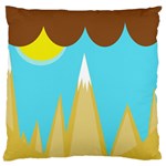 Abstract landscape  Large Cushion Case (One Side) Front