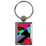 Abstract fish Key Chains (Rectangle)  Front