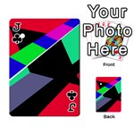 Abstract fish Playing Cards 54 Designs  Front - ClubJ