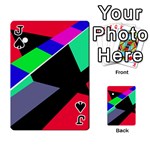 Abstract fish Playing Cards 54 Designs  Front - SpadeJ