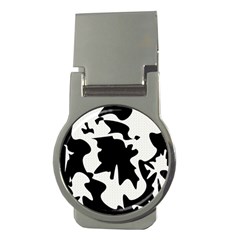 Black And White Elegant Design Money Clips (round) 