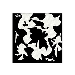 Black And White Elegant Design Satin Bandana Scarf by Valentinaart