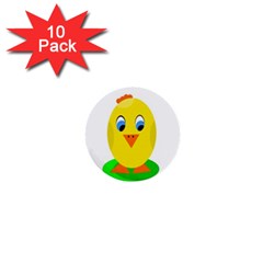 Cute Chicken  1  Mini Buttons (10 Pack) 