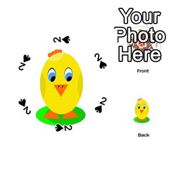 Cute Chicken  Playing Cards 54 (round) 