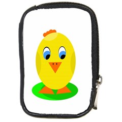 Cute Chicken  Compact Camera Cases by Valentinaart