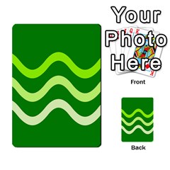 Green waves Multi-purpose Cards (Rectangle) 