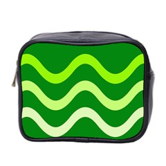 Green waves Mini Toiletries Bag 2-Side