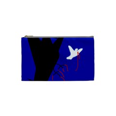 Night Birds  Cosmetic Bag (small)  by Valentinaart