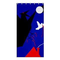 Night Birds  Shower Curtain 36  X 72  (stall)  by Valentinaart