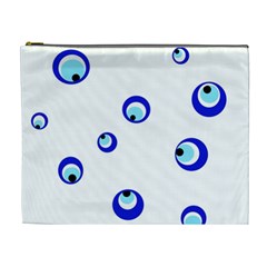 Mediterranean Blue Eyes Cosmetic Bag (xl) by Valentinaart