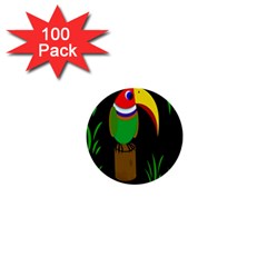 Toucan 1  Mini Buttons (100 Pack)  by Valentinaart