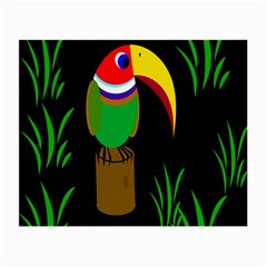 Toucan Small Glasses Cloth by Valentinaart