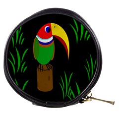 Toucan Mini Makeup Bags by Valentinaart