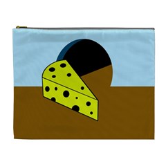 Cheese  Cosmetic Bag (xl) by Valentinaart