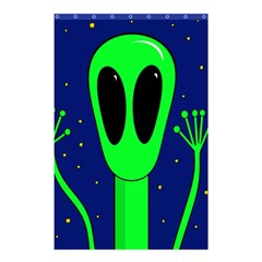 Alien  Shower Curtain 48  X 72  (small)  by Valentinaart