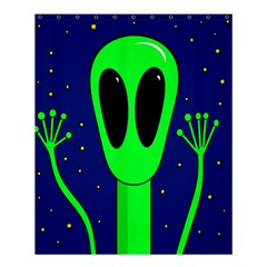 Alien  Shower Curtain 60  X 72  (medium)  by Valentinaart