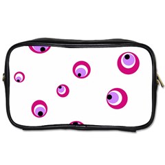 Purple Eyes Toiletries Bags by Valentinaart