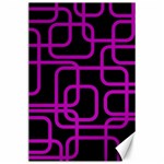 Purple and black elegant design Canvas 24  x 36  23.35 x34.74  Canvas - 1