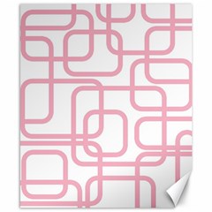 Pink Elegant Design Canvas 8  X 10  by Valentinaart