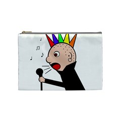 Punker  Cosmetic Bag (medium)  by Valentinaart