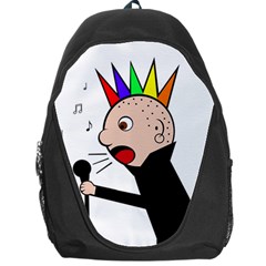 Punker  Backpack Bag by Valentinaart