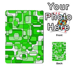 Green Decorative Abstraction  Multi-purpose Cards (rectangle)  by Valentinaart