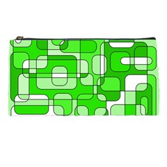 Green Decorative Abstraction  Pencil Cases by Valentinaart