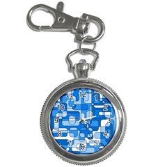 Blue decorative abstraction Key Chain Watches