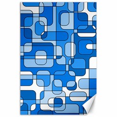 Blue decorative abstraction Canvas 20  x 30  