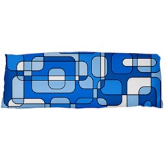 Blue Decorative Abstraction Body Pillow Case (dakimakura) by Valentinaart