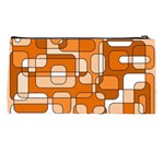 Orange decorative abstraction Pencil Cases Back