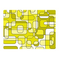 Yellow Decorative Abstraction Double Sided Flano Blanket (mini) 