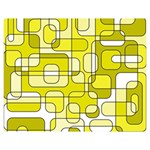 Yellow decorative abstraction Double Sided Flano Blanket (Medium)  60 x50  Blanket Front