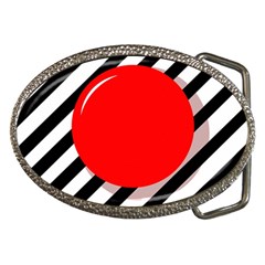 Red Ball Belt Buckles by Valentinaart