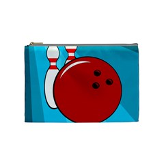 Bowling  Cosmetic Bag (medium)  by Valentinaart