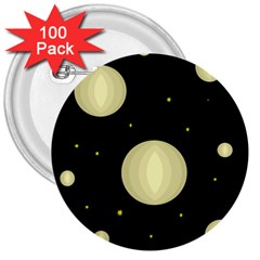 Lanterns 3  Buttons (100 pack) 