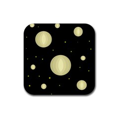 Lanterns Rubber Coaster (square)  by Valentinaart