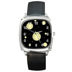 Lanterns Square Metal Watch