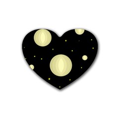 Lanterns Rubber Coaster (Heart) 