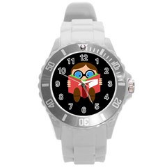 Brainiac  Round Plastic Sport Watch (l) by Valentinaart